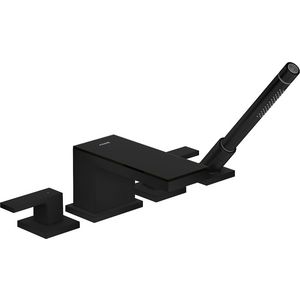 AXOR MyEdition 4-gats badrandmengkraan mat zwart/zwart glas