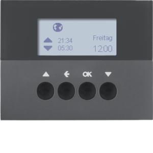 Jaloezie besturing schakelklok-opzetmod. berker K.1 antraciet