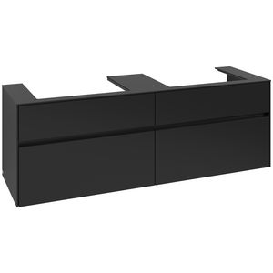 Wastafelonderkast Collaro 1600x548x500mm Volcano Black C024B0VL