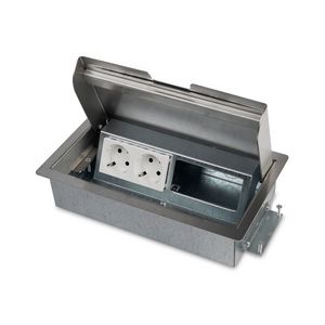 SERVICEBOX 3.0 2x 230V RA 2x leeg RVS deksel
