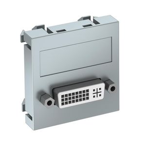 Draagplaat DVI connector met schroefaansl. 45x45mm