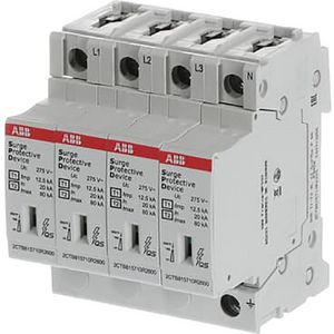 Overspanningsbeveiliging type 1+2 4-polig, tt-tns, 275v