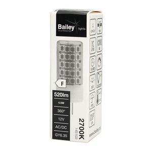 LED-lamp GY6.35 DIM 12V 4.5W (43W) 520lm 827 helder