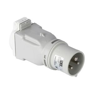 Adapter verloop 16/3/TRAFO 12h grijs-SchuKo