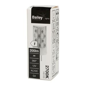 LED-lamp G4 DIM 12V 2W 20W 200lm 827 helder