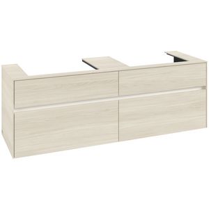Wastafelonderkast Collaro 1600x548x500mm White Oak C024B0AA