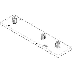 Rozet 240x35x56mm Champagne (22kt Goud) 04277301300-47