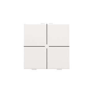 4-voudig drukknop Home Control white coated
