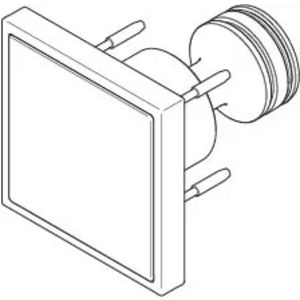 Bedieningselement 60x60x72mm chr 04279802605-00