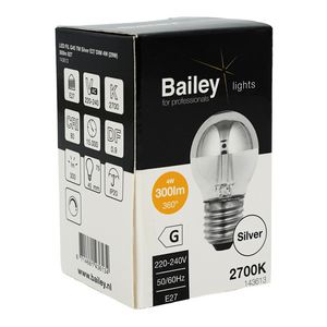 LED-lamp G150 GD FIL E27 DIM 8W 55W 720lm 822 goud