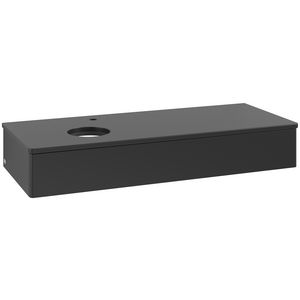 Wastafelonderkast Antao 1200x190x500mm Black Matt Lacquer K11050PD