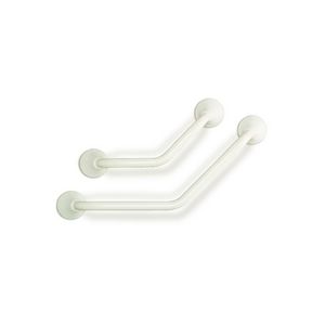 Wandbeugel ERGOGRIP 45° 200x200mm staal wit