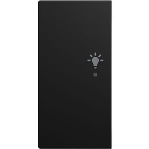 FaH bedieningswip links 2-v licht SI-B-matzwart