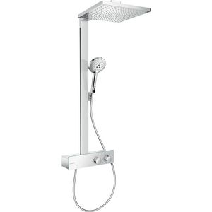 Raindance Square 300 showerpipe chroom EcoSmart 9l/min.