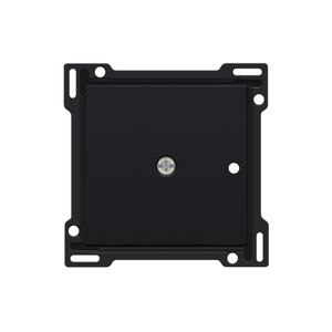 Afwerkingsset 1-kanaals inbouw RF met enkelpolig black