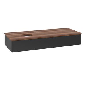 Wastafelonderkast Antao 1200x190x500mm Black Matt Lacquer K11052PD