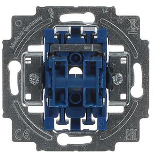 Inbouw wip-impulsdrukker 2x 1-polig 2x 10A 250V AC