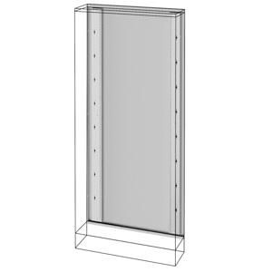 ACHTERFRAME-VERDEELKASTEN VOOR MONTAGE-QDX 630 L-600X1