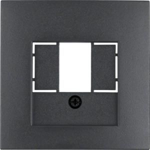 Centraaldoos RJ-datacontactd 2v berker S.1/B.3/B.7 antraciet