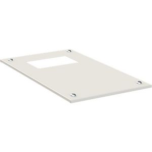 Dakplaat t.b.v TZ kabelinvoerpl. BxD 360x625mm