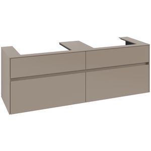 Wastafelonderkast Collaro 1600x548x500mm Taupe C02400VM