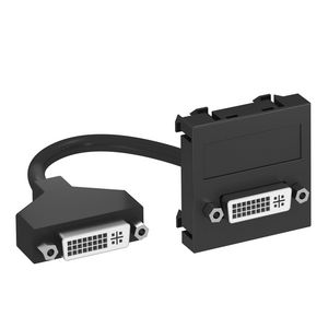 Draagplaat DVI met kabel connector-connector 45x45mm 6104757