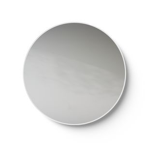 Spiegel White Line Round mat wit frame Ø800mm