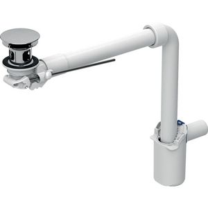 wastafelafvoer, hendelbediening Ø32mm, gl-chroom