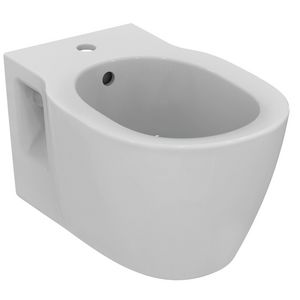 Wandbidet CONNECT  360x540x305mm wit 1 kraangat met overloop | idealplus