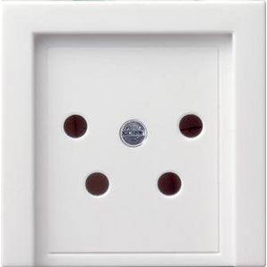 Afdekking KPN-aansluitdoos 4-p System 55 zuiver wit m