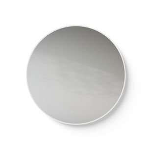 Spiegel White Line Round mat wit frame Ø700mm