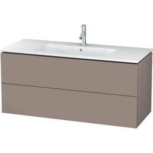 L-Cube wastafelonderbouw 1220x 550mm basalt mat 2x la
