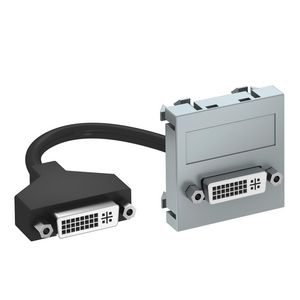 Draagplaat DVI met kabel connector-connector 45x45mm 6104760