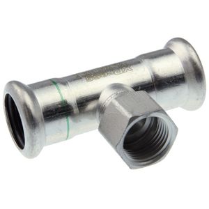 T-koppeling verlopend Xpress RVS 316L 28x1"bn.x28mm R2718 VVE=5