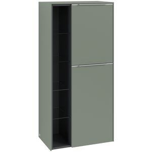 Middenkast SUBWAY 3.0 574x1200x362mm Soft Green C59900AF greep alu. glans