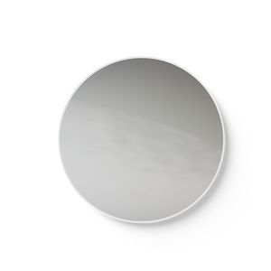 Spiegel White Line Round mat wit frame Ø600mm