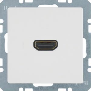 High Def. wandcontactdoos berker Q.1/Q.3/Q.7 polarwit