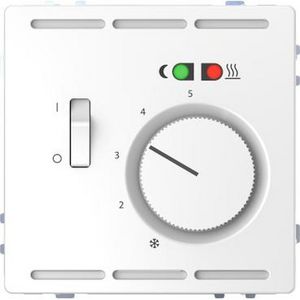 Vloer tempratuurregelaar 230V met schakelaar Lotuswit SysD