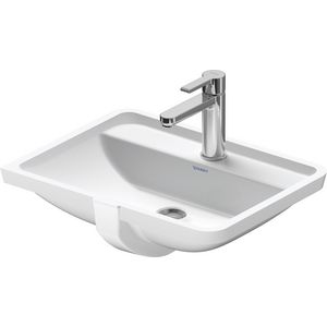 STARCK 3 #030249 inbouwwastafel 525mm wit met kraangat met overloop