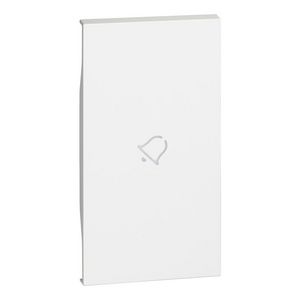 Toets + belsymbool wit 2 modulen LivingNow