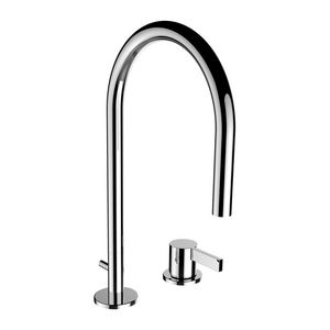 2-Gaten Wastafelmengkraan met pop-up waste chroom H3113320042211
