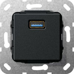 USB 3.0 A verloopkab. Basiselement zwart m