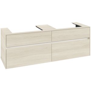 Wastafelonderkast Collaro 1600x548x500mm White Oak C02400AA