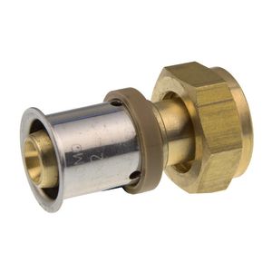 2-del. koppeling Ultrapress (Multipress) 16x1/2" wartel K7261