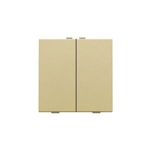 2-voudige drukknop Home Control gold coated