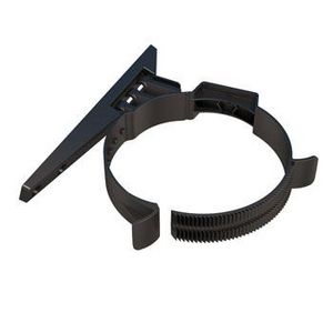 Dakbeschotbeugel Ø100-131mm PP zwart (bevestiging aan de zijkant)