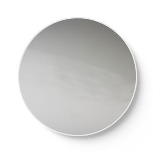 Spiegel White Line Round mat wit frame Ø1000mm