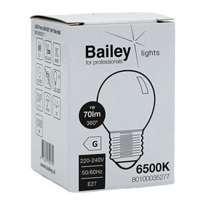 LED-lamp G45 party E27 1W 70lm 865