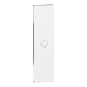 Toets + belsymbool wit 1 module LivingNow