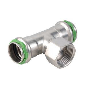 T-koppeling verlopend SudoPress RVS 316L FFF 54x1"bi.dr.x54mm SP6130GV